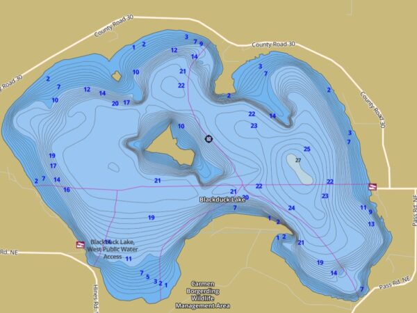 Blackduck Lake Map